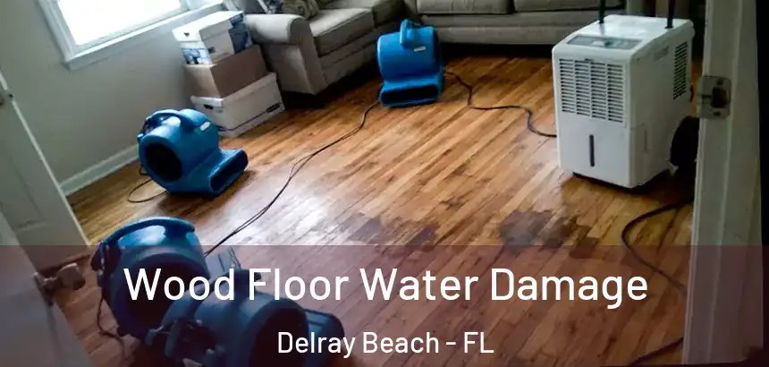 Wood Floor Water Damage Delray Beach - FL